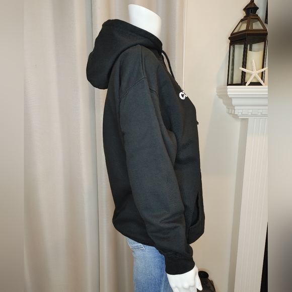 Just Hoods By AWD "TRAIN TO IMPROVE COMPETE TO WIN" Midweight College Hoodie, M - Picture 3 of 7